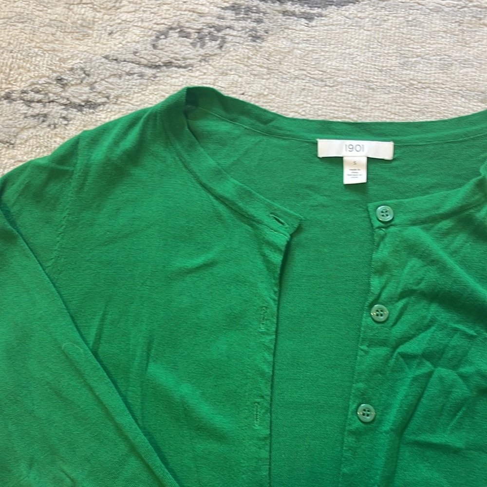 COPY - 1901 Nordstrom Green Cardigan